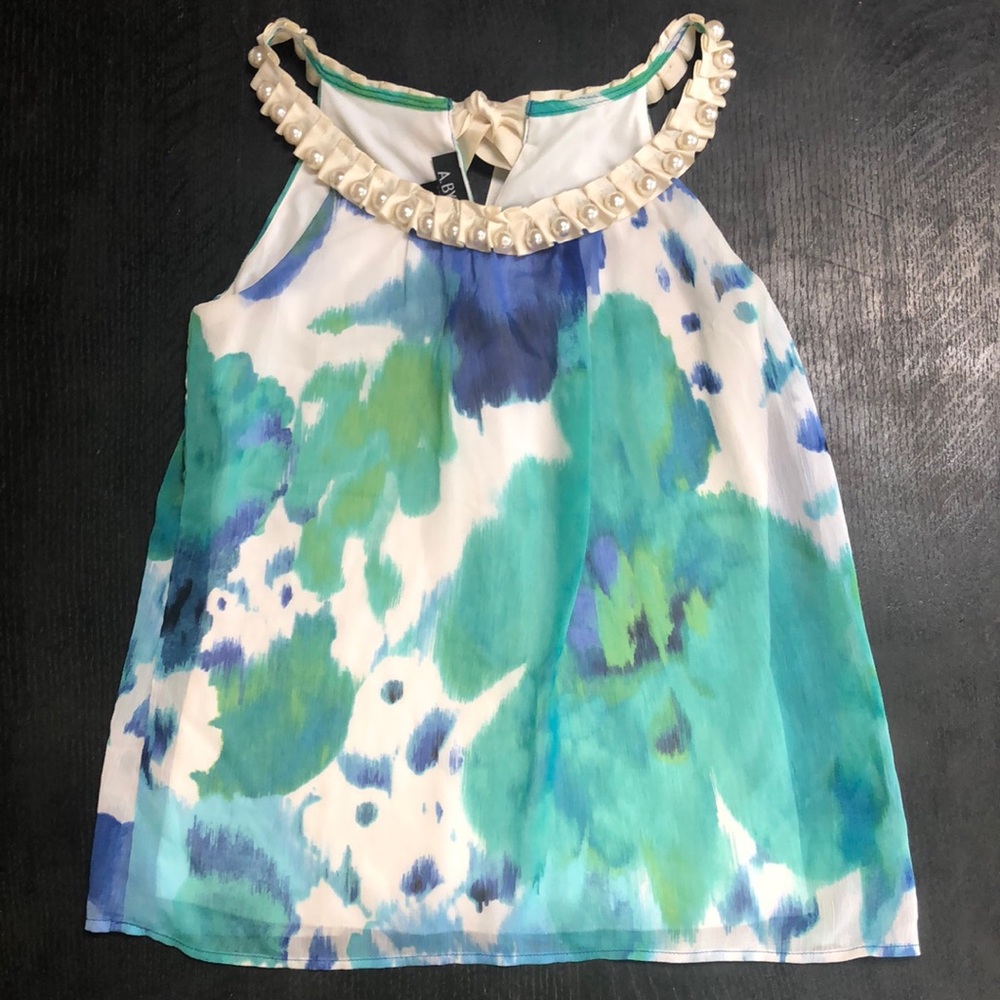 Pearl Embellished tank